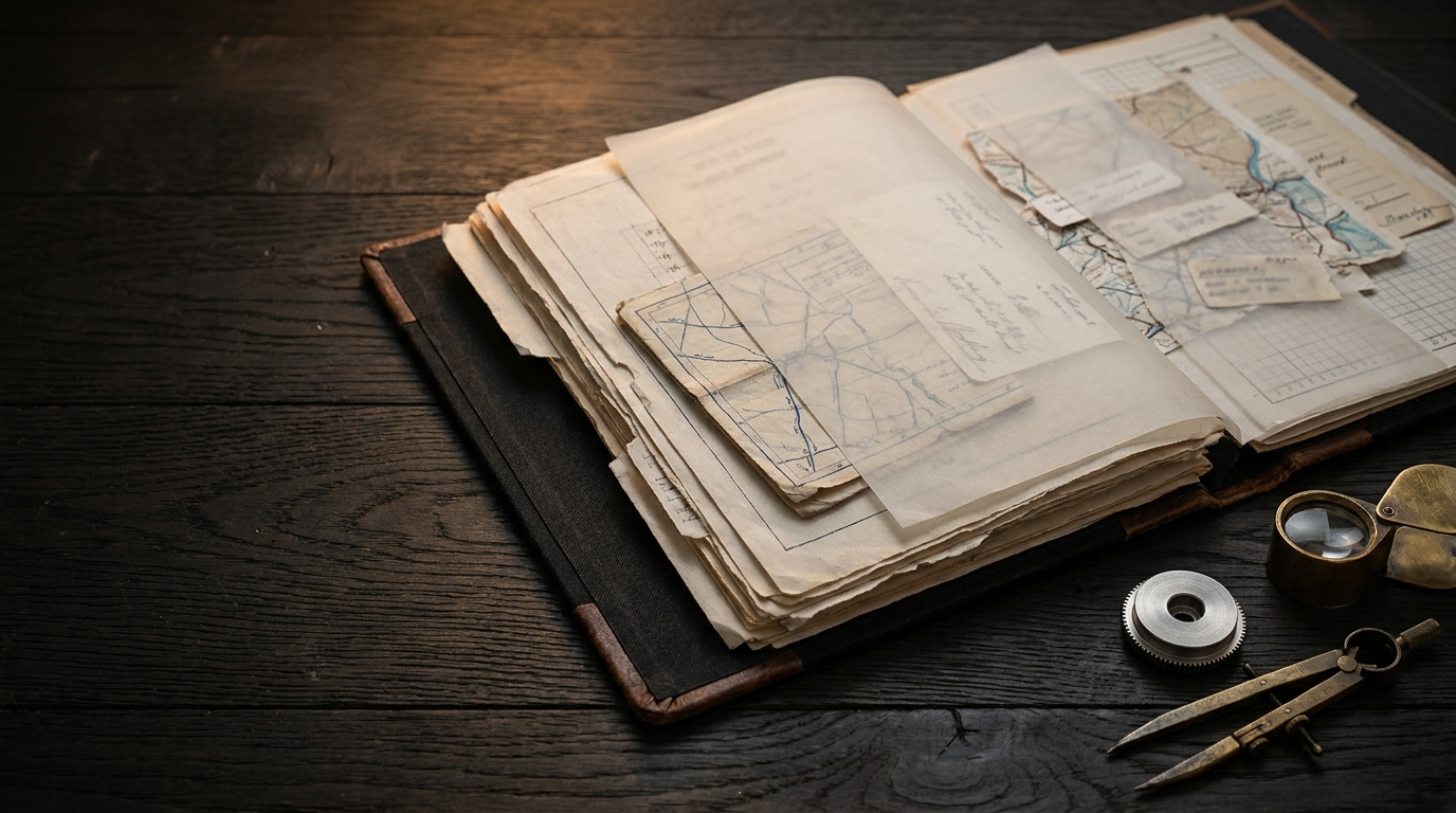 A detailed market analysis file with maps and evidence papers